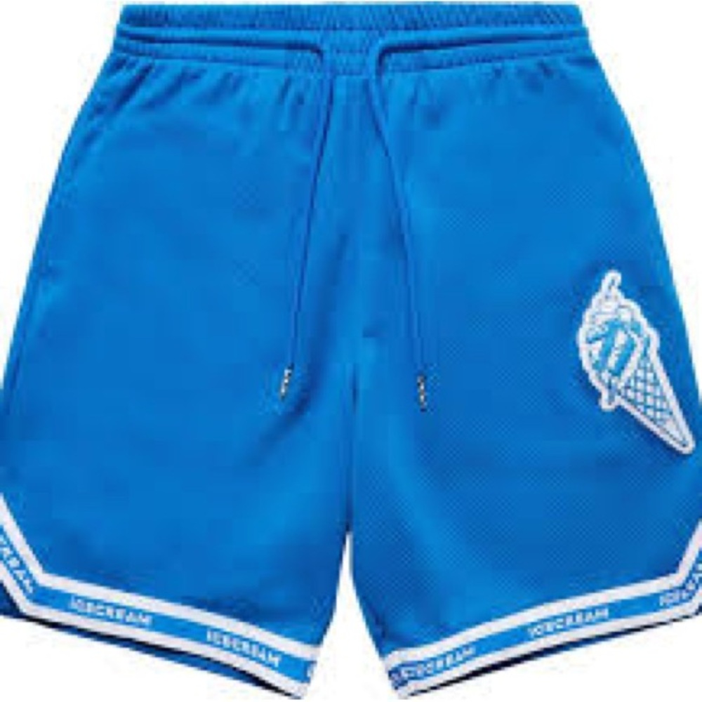 IceCream Daphne Blue Dunkaroos Basketball Mesh Shorts Small